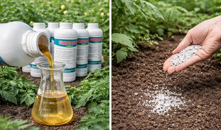 Foliar-Fertilizers-vs-Soil-Feeding Foliar-Fertilizers-vs-Soil-Feeding