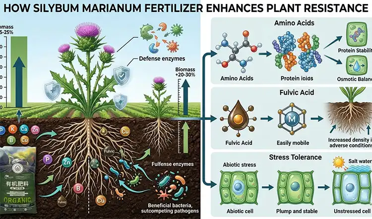 How-Silybum-marianum-Organic-Fertilizer-Enhances-Plant-Resistance How-Silybum-marianum-Organic-Fertilizer-Enhances-Plant-Resistance