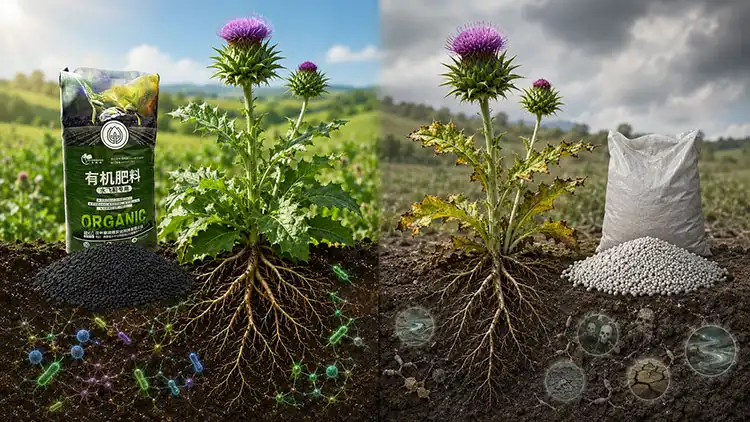 Comparing-specialised-organic-fertiliser-with-chemical-fertiliser-for-Silybum-marianum Comparing-specialised-organic-fertiliser-with-chemical-fertiliser-for-Silybum-marianum